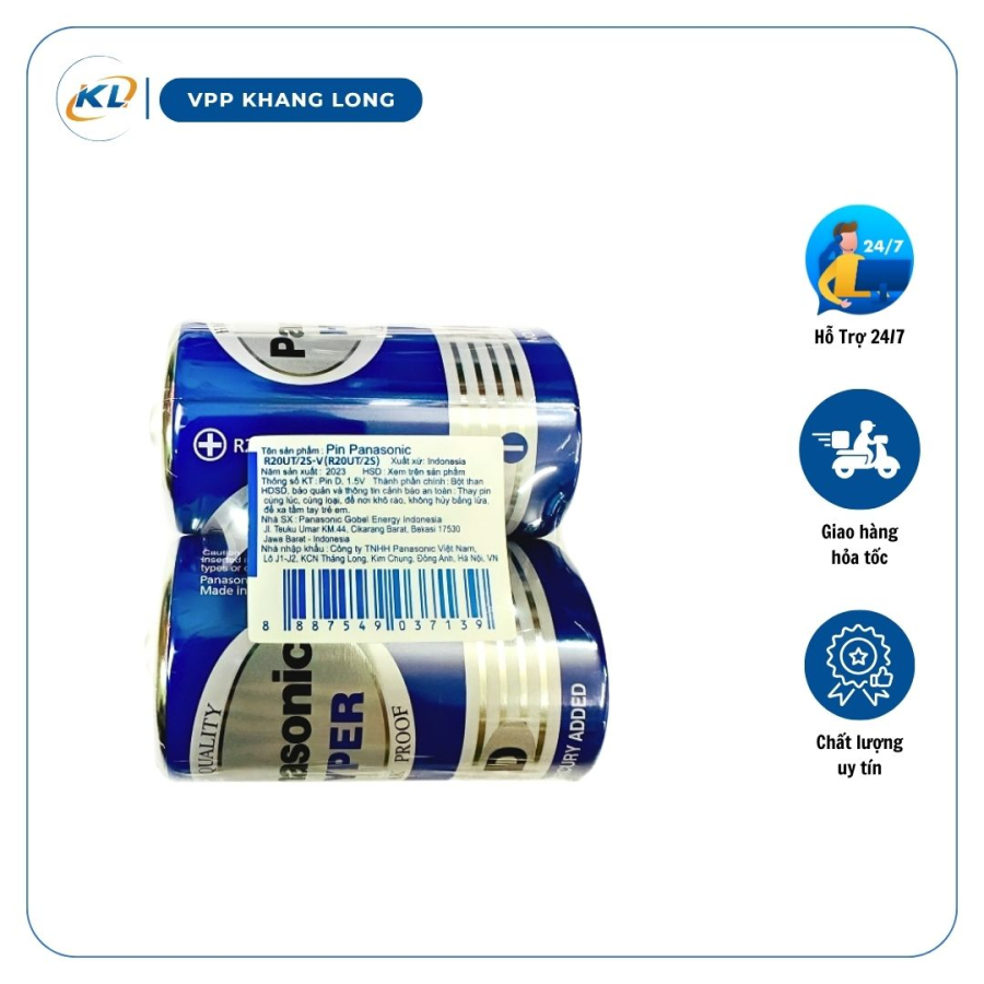 Pin đại Panasonic R20UT/2S